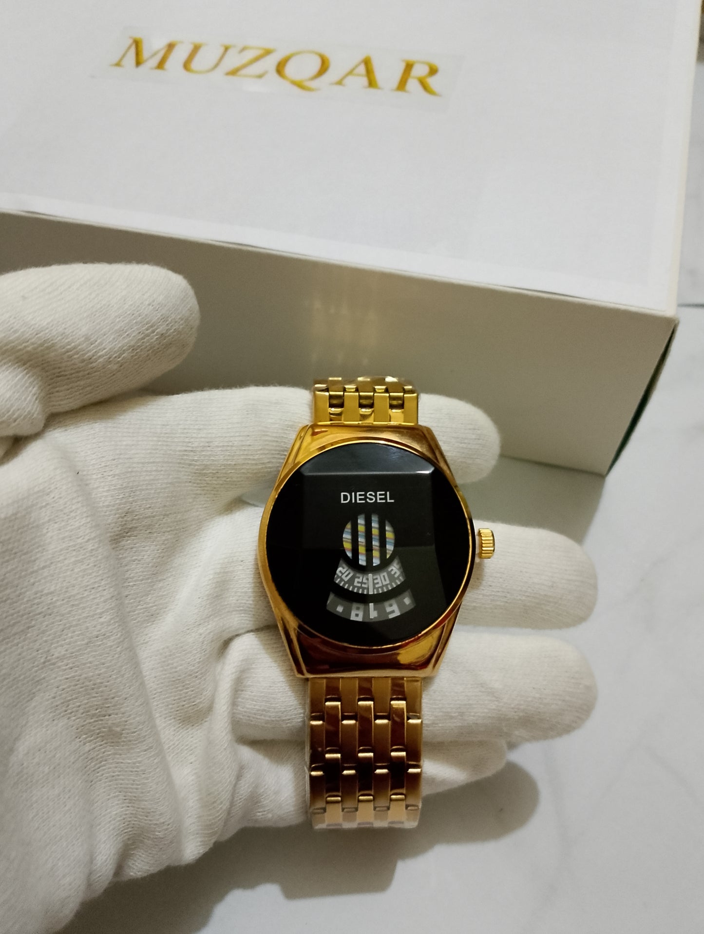 DIESEL GOLD VISION WATCH