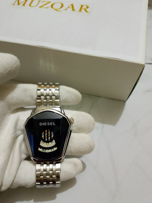 DIESEL SILVER EDGE WATCH