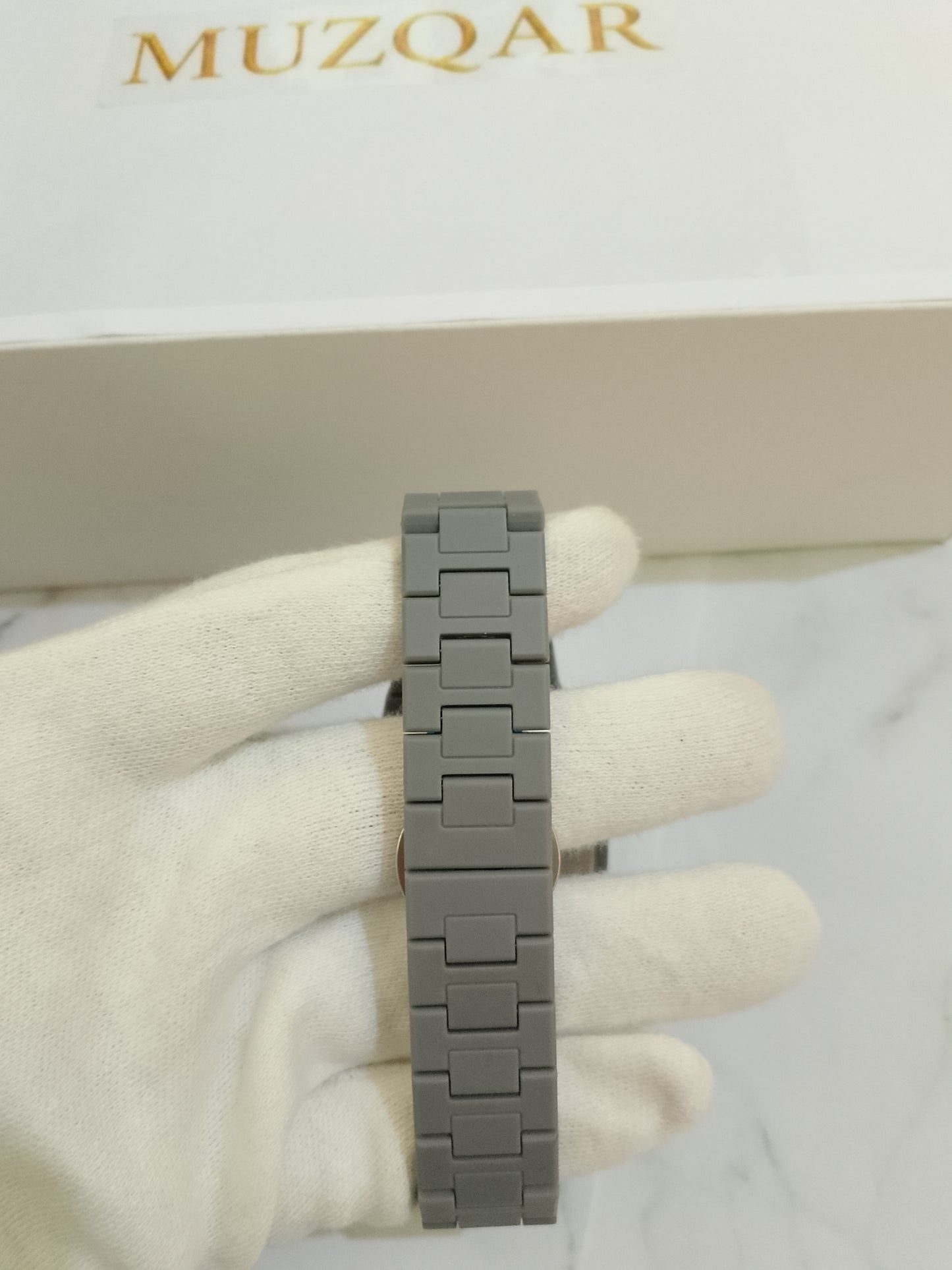 MATTE  GREY ARABIC AURA WATCH