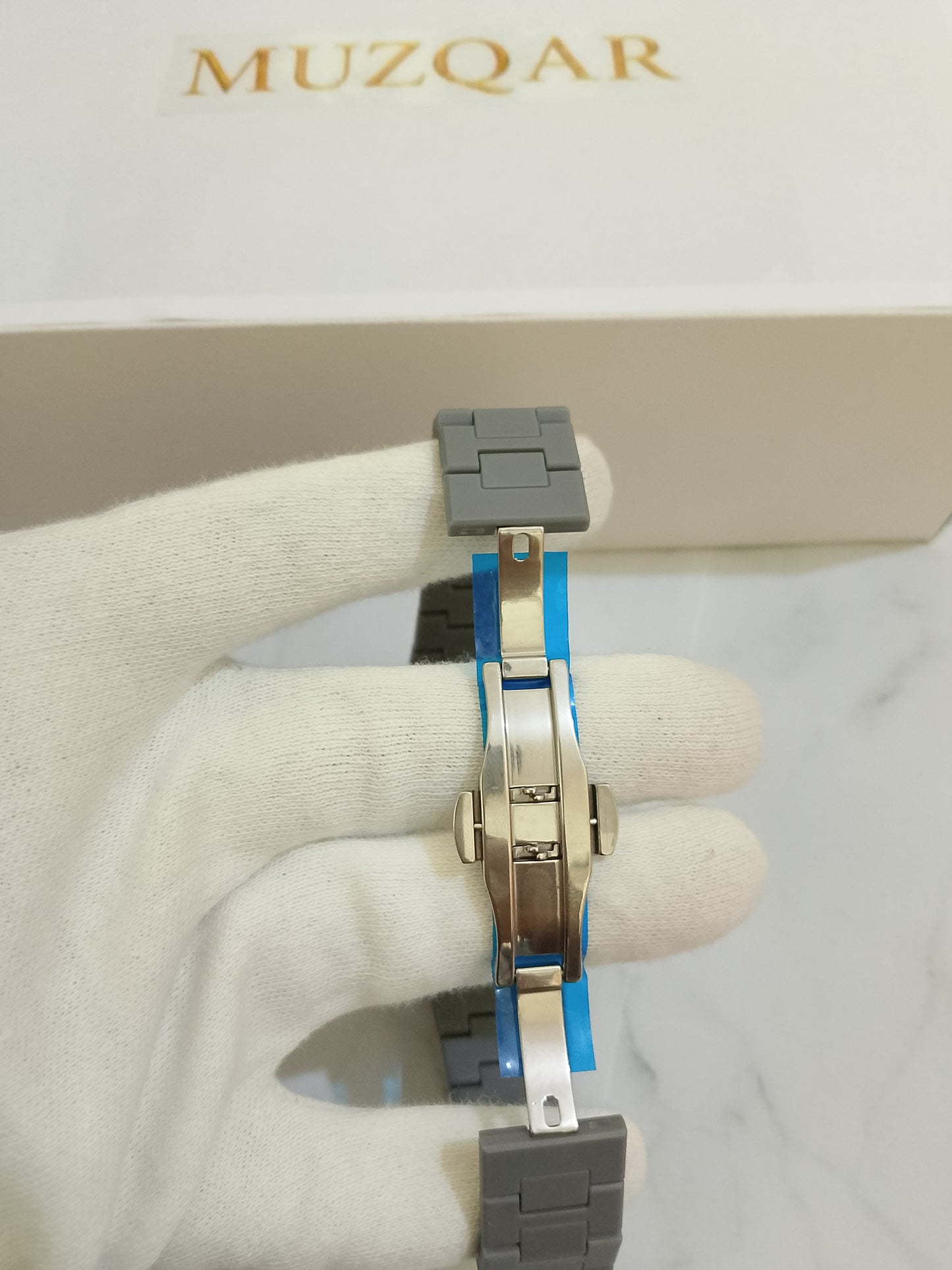 MATTE  GREY ARABIC AURA WATCH