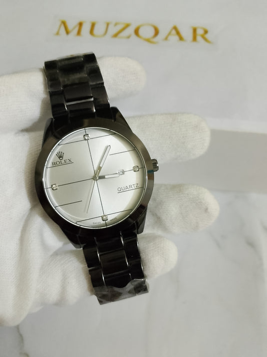 MINIMALIST ROLEX BLACK DURABLE WATCH